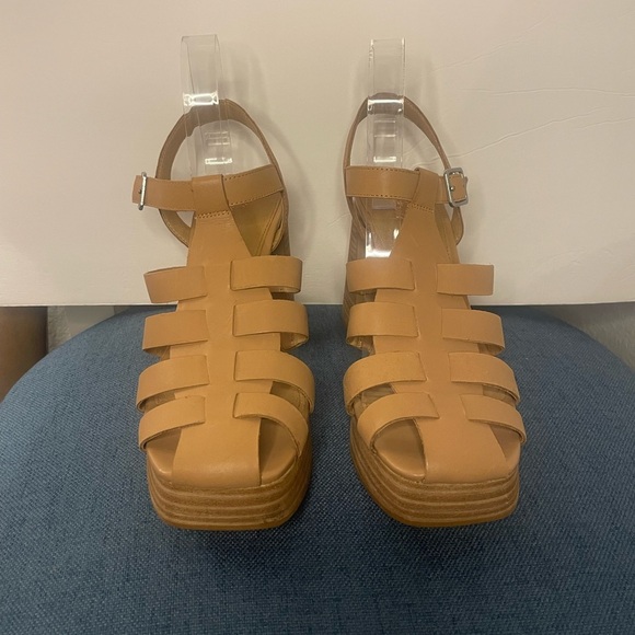 CROWN VINTAGE Women’s Brown Farlie Sandal size 9 1/2 - Picture 2 of 11